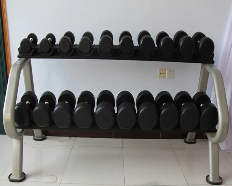 Professional Rubber Dumbbells / Weight lifting For Gym