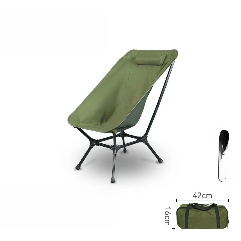 

Outdoor camping high-back moon chair portable quick-release aluminum alloy folding free chair