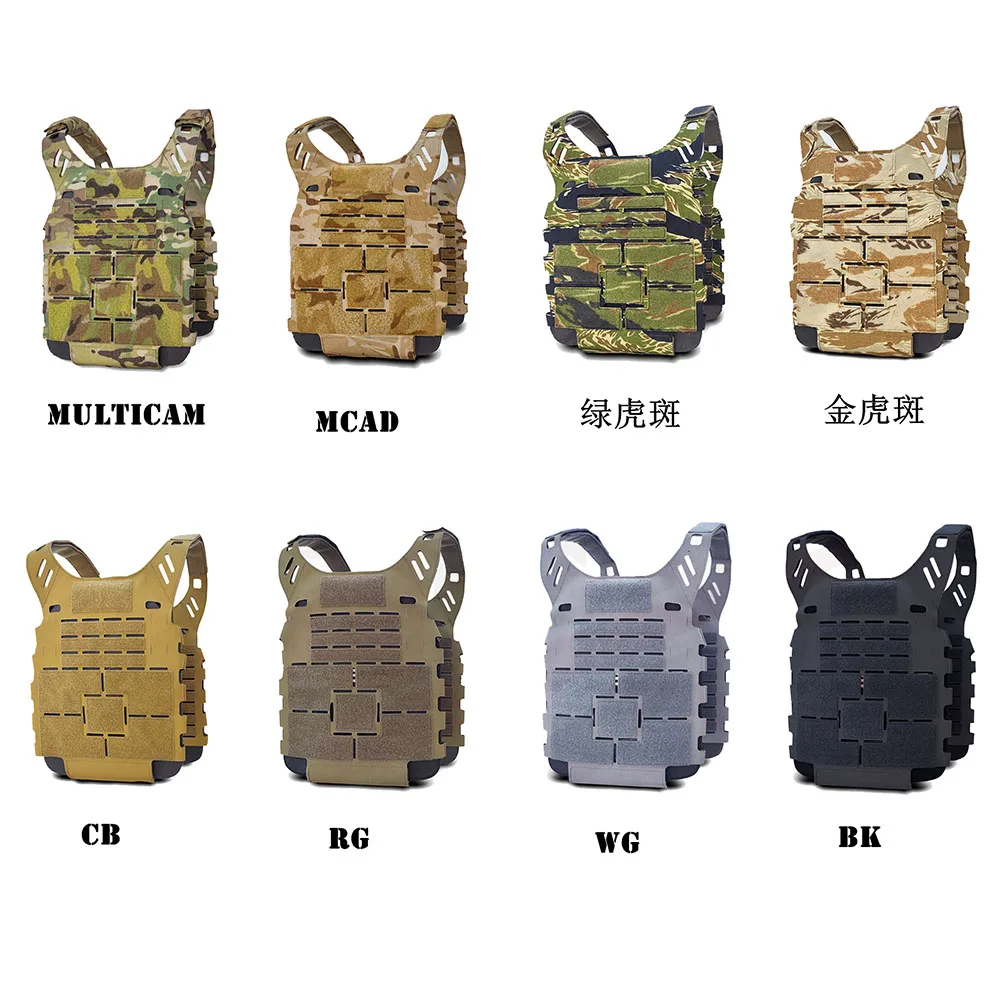 

ICEPLATE EXO Tactical Vest Body Laser Cut Front and Rear Panels 500D Fabric With Shoulder Pad EVA Plate