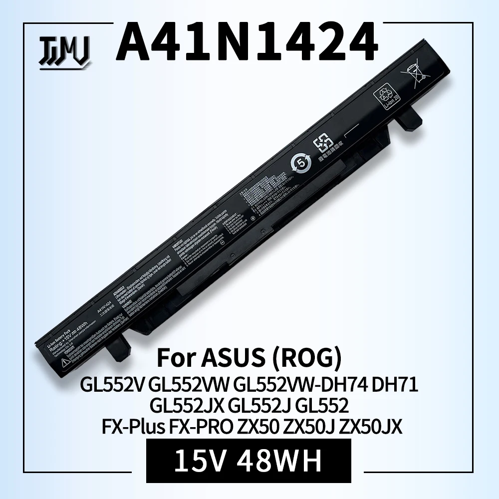 A41n1424 Laptop-Akku für asus rog fx-plus/pro zx50 zx50j zx50jx zx50v zx50vw gl552 gl552j gl552jw gl552v gl552vw fz50 fx50vw