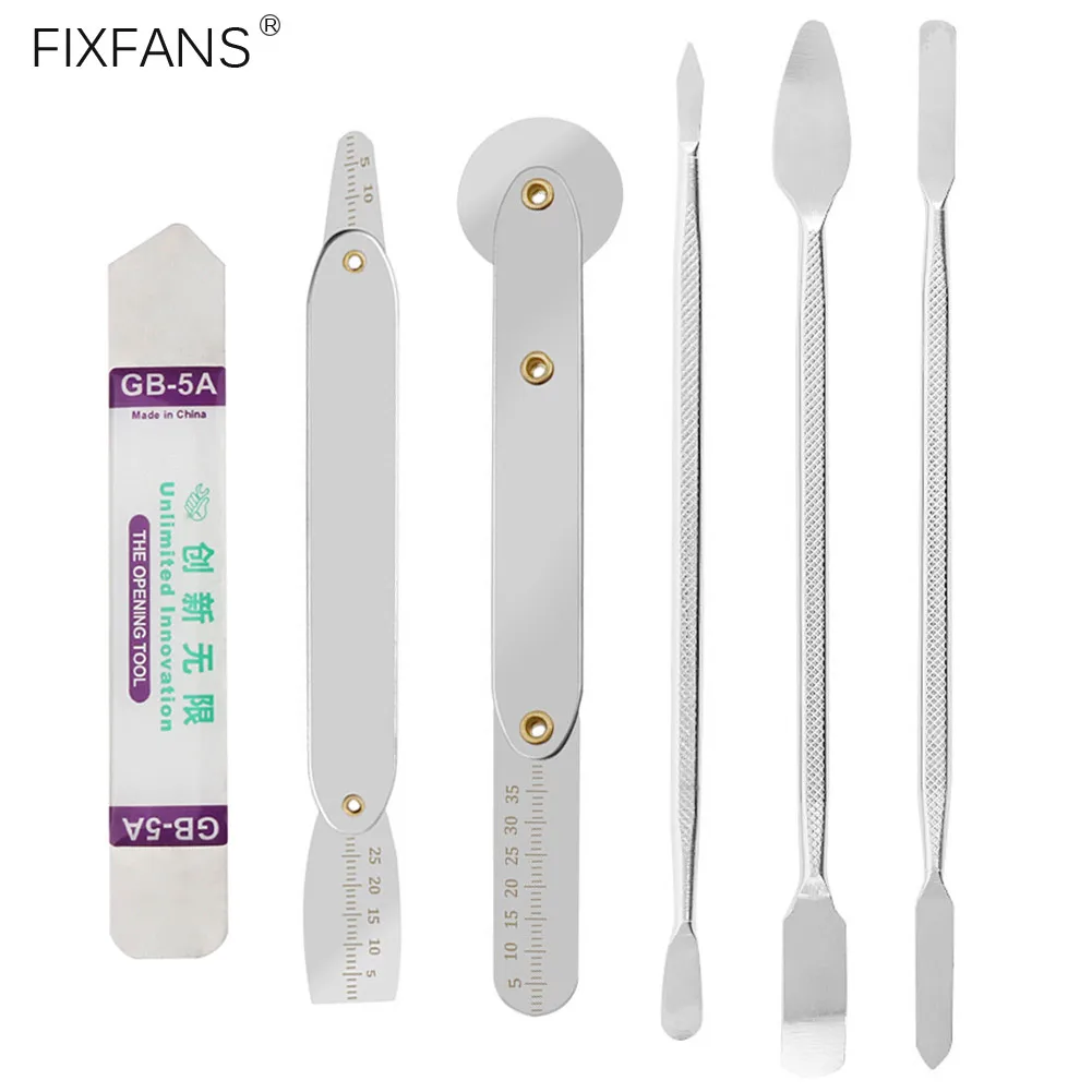 

Ultra Thin Roller Wheel and Dual Ends Metal Spudger Pry Tool Kit for iPhone iPad iMac LCD Screen Back Cover Opening Repair Tools