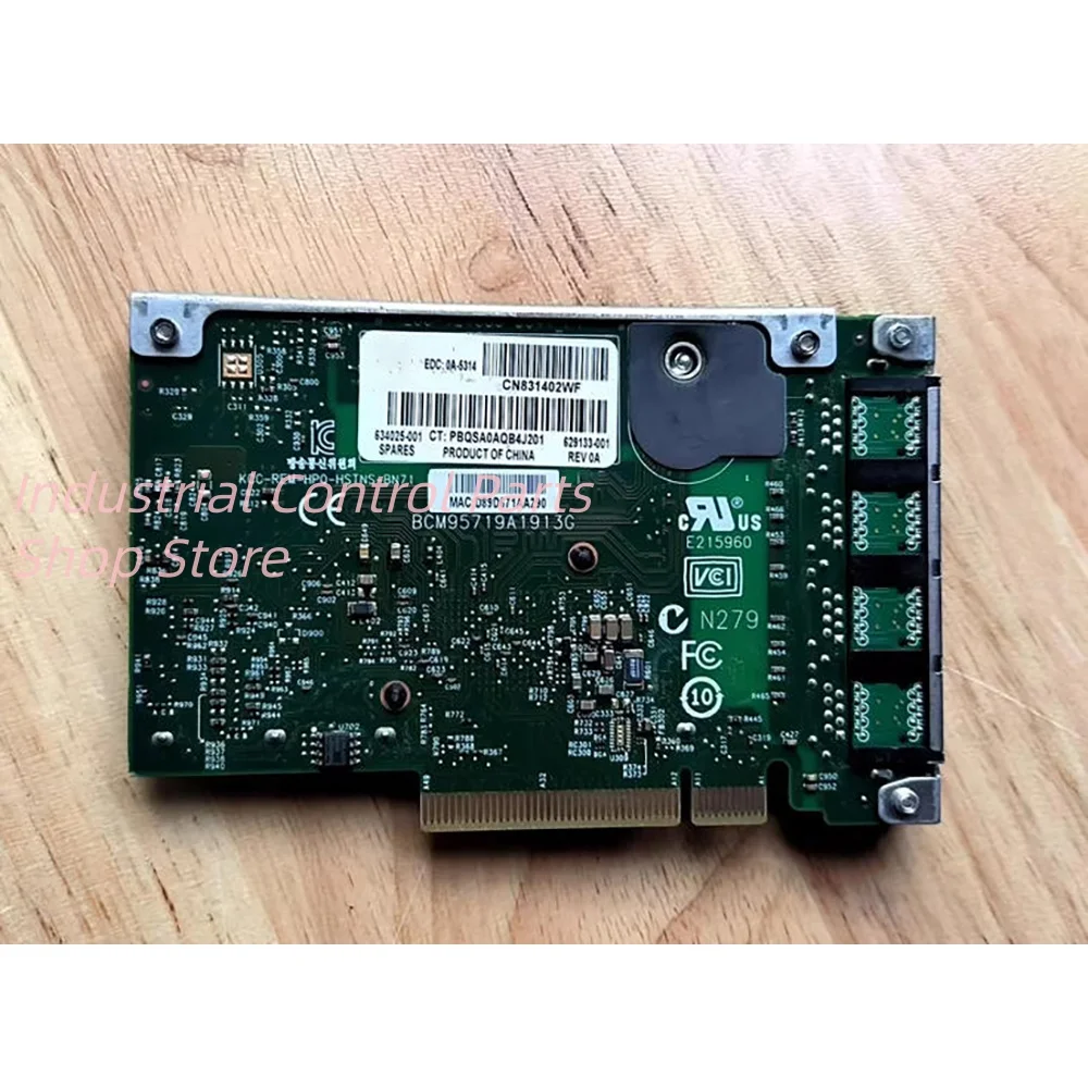 629135-B21 629133-001 634025-001 4-port Gigabit network card