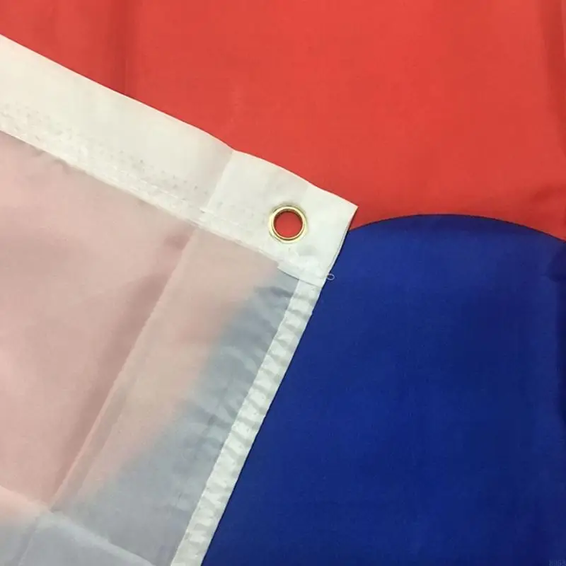 Flag coréen 5ft x 3ft tissu polyester doux pour décorations intérieures extérieures B95B