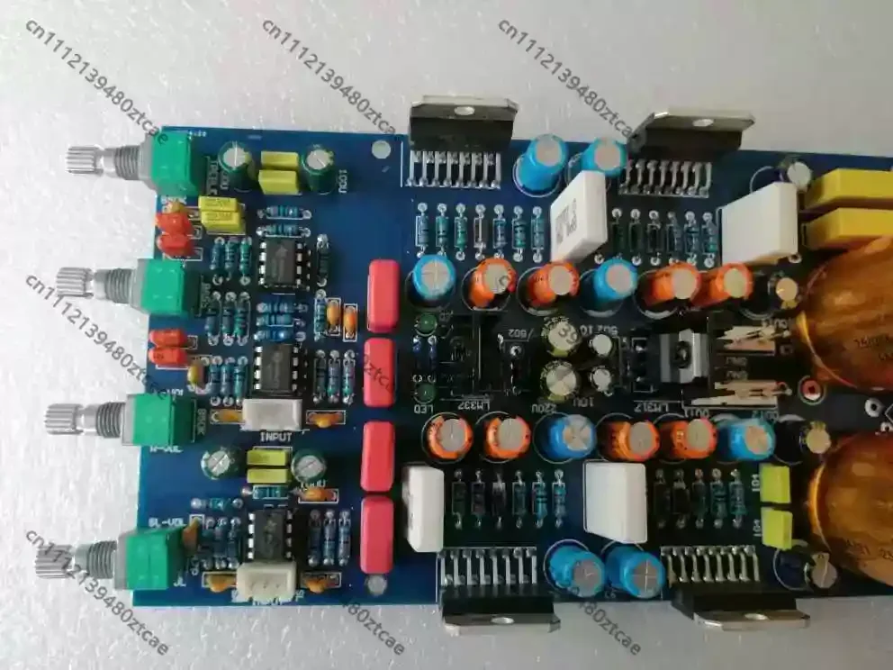 DC 12V No Debug Four Channel Amplifier Board TDA7294 4×100W With Treble Bass Tone Adjustment Car Home Audio DIY Circuit Board
