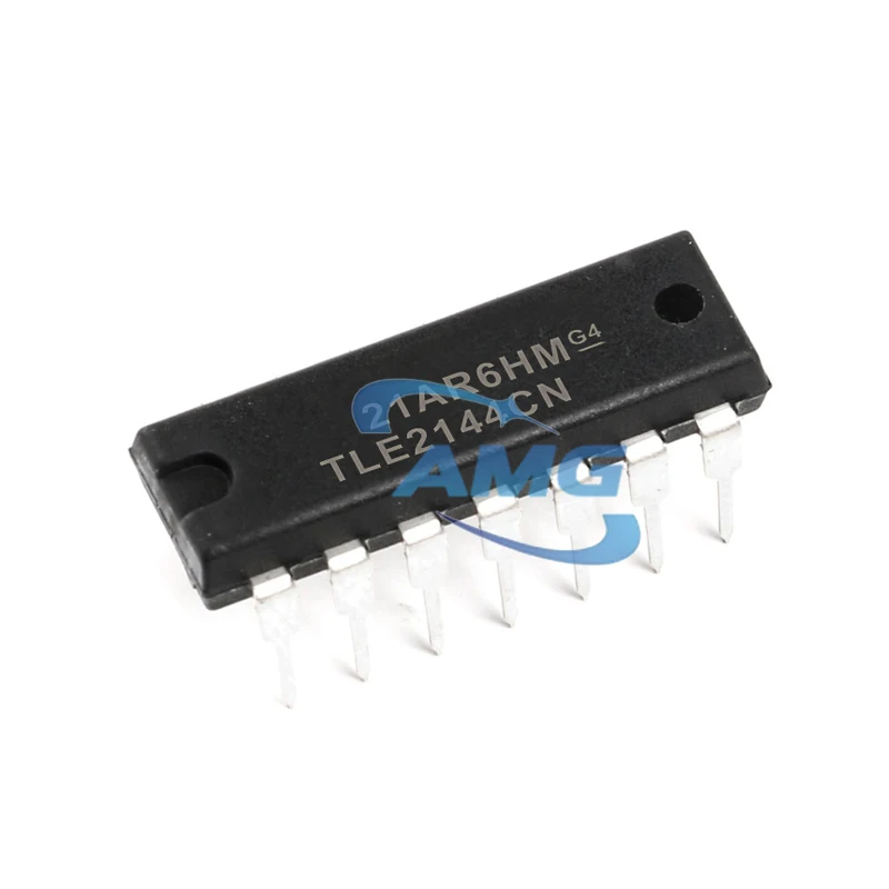 1PCS TLE2144CN package PDIP14 four-channel low noise high speed precision operational amplifier
