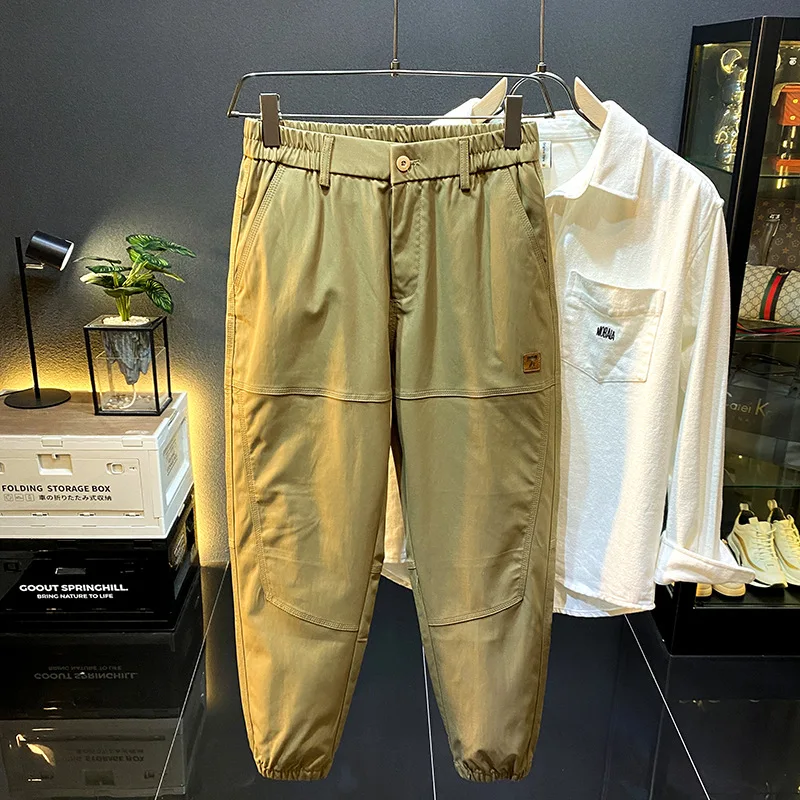 

Japanese Style Workwear Casual Pants Men's Autumn 2024 New Ankle-Tied Sports Pants Fashion Brand Pu Shuai Loose Long Harem Pants