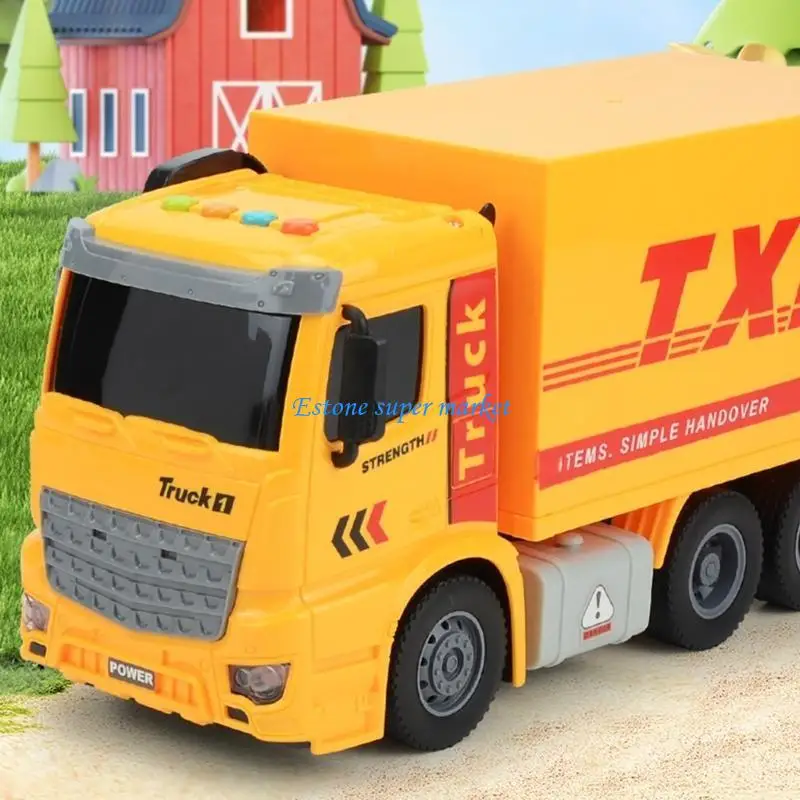 Coche simulación historia contadora 090B para niños pequeños, juguete fiesta cumpleaños con motor fricción