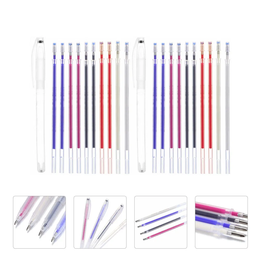 2 مجموعة ارتفاع درجة الحرارة تختفي قلم تحديد النسيج الخياطة اللحف خليط الحرارة قابل للمسح أقلام الحرفية لتقوم بها بنفسك أداة #5