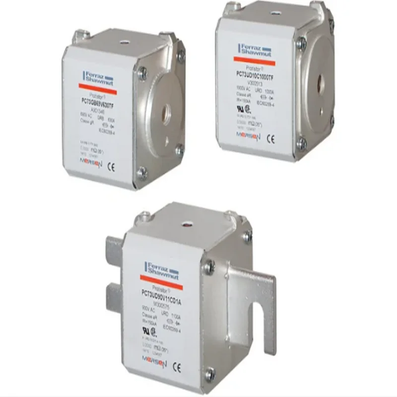 S300718 Ultra Fast Square Body Fuse Size 73 TTF M12 Terminal 185kA 900VAC 1400 Amp High Current Fuse for Electrical Protection