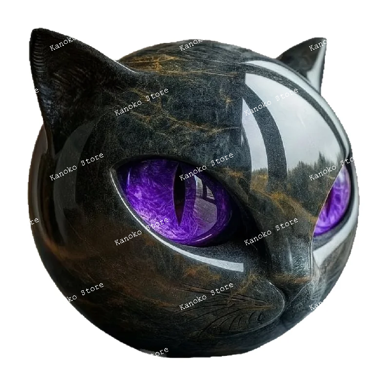 

Luxury Black Cat Stone Sculpture