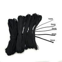 Paracord 1mm/2mm/3mm/4mm/5mm Diameter Parachute Rope Climbing Camping Survival Gear Parachute Rope Bracelet DIY Jewelry Findings