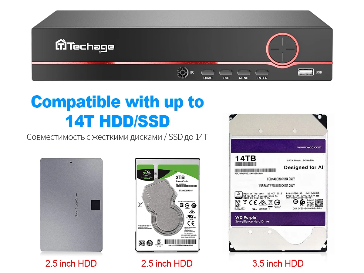 H.265 8CH 4K 8MP 5MP 4MP 1080P POE NVR Network Video Security Surveillance Recorder Up to 16CH for CCTV System POE IP Camera