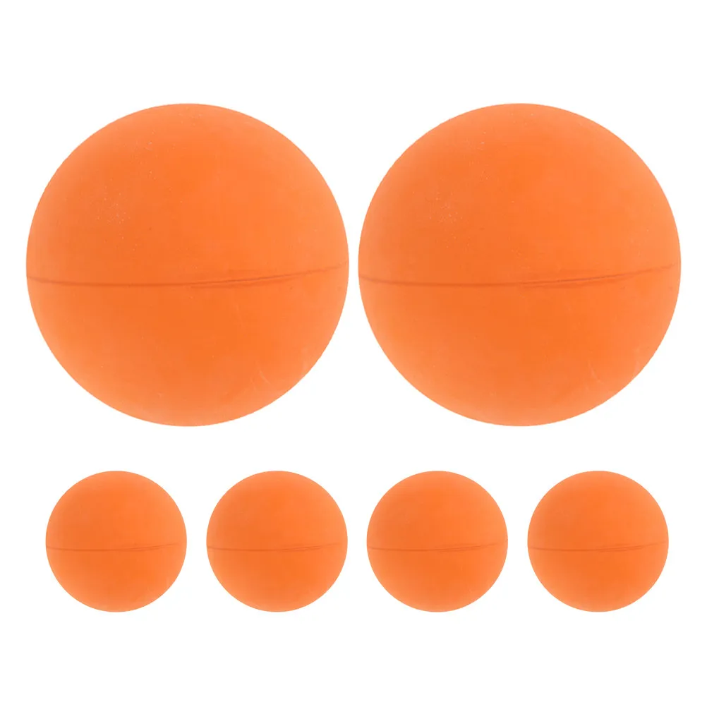 

6Pcs Reaction Training Balls High Bounce Rubber Squash Training Supplies Lightweight Hollow Design Professional Grade Squash