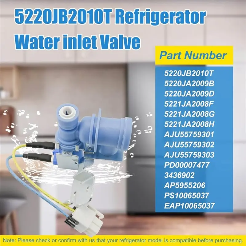 

Запасная часть — впускной клапан для холодильника Kenmore LRDC20731ST 79577316601 5220JB2010T (M04K)