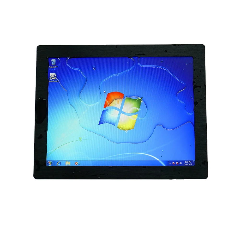 

Outdoor sunlight readable 15 inch full IP65 waterproof panel pc with 5 wire resistive touch screen