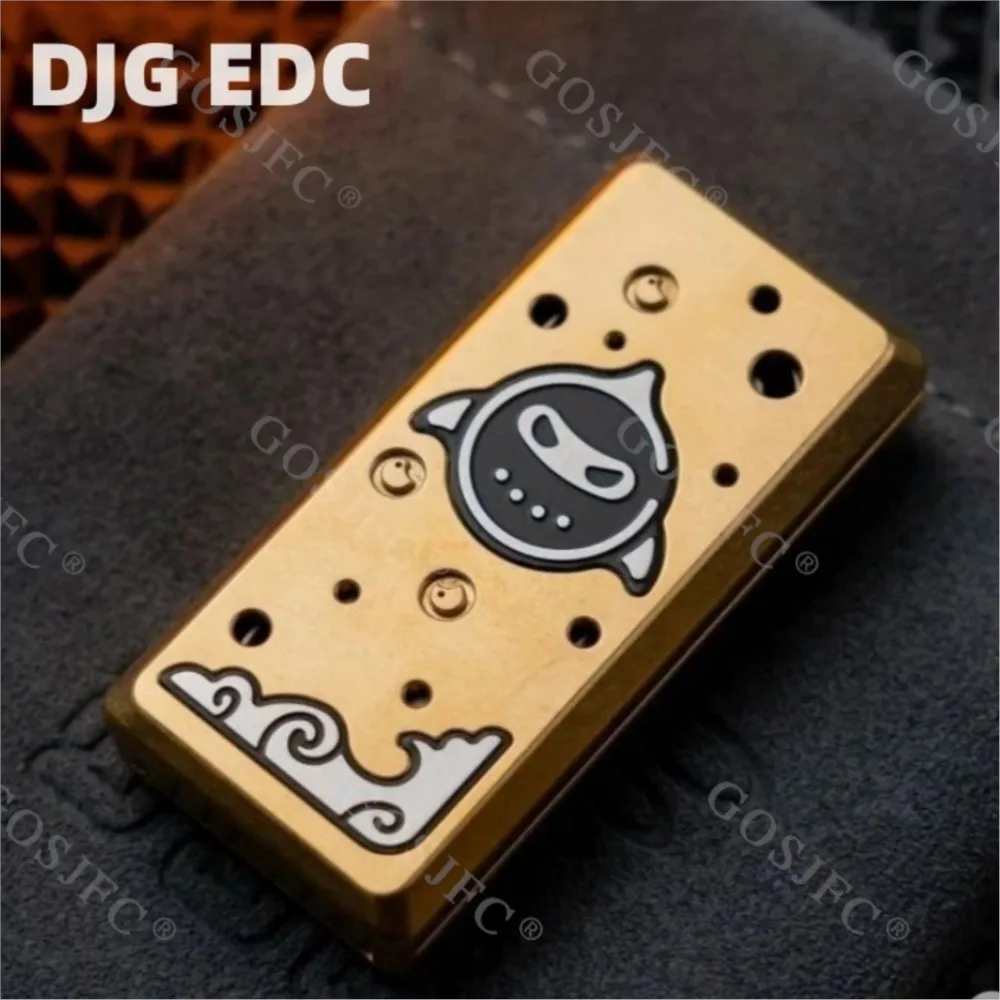 

DJG EDC Brass Lively Tuning Fork Magnetic Push Slider Metal Toy Stress Relief Toy Fidget Slider