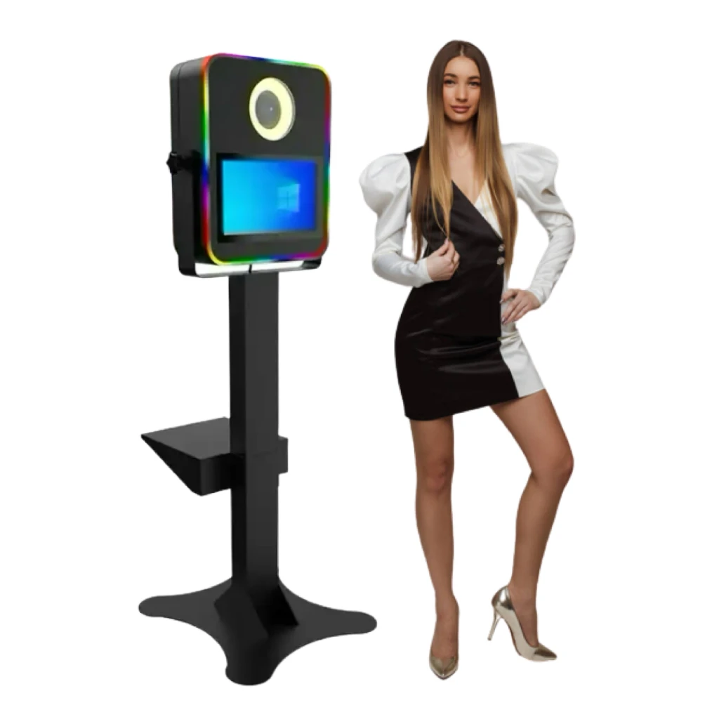 

Wholesale Dslr Photobooth Shell Portable Selfie Photo Booth Price With Printer for Wedding Party Magic Mirror Photo Booth
