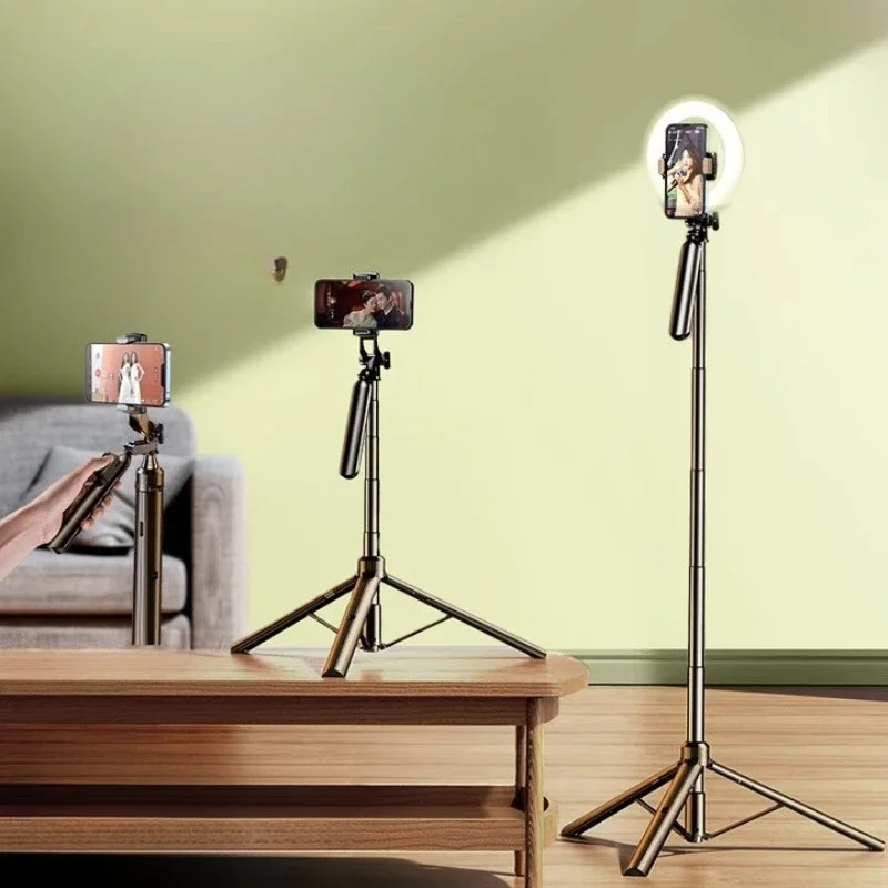 Mobile phone live stream holder, selfie stick tripod, selfie shooting, photo video