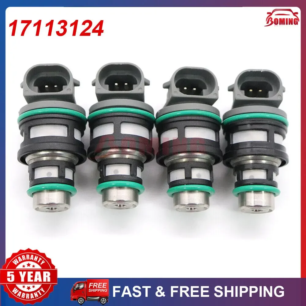 

4Pcs Car Fuel Injectors 17113124 For Chevrolet Cavalier Corsica Beretta S10 LLV Buick Century GMC Sonoma Pontiac Sunfire 2.2L