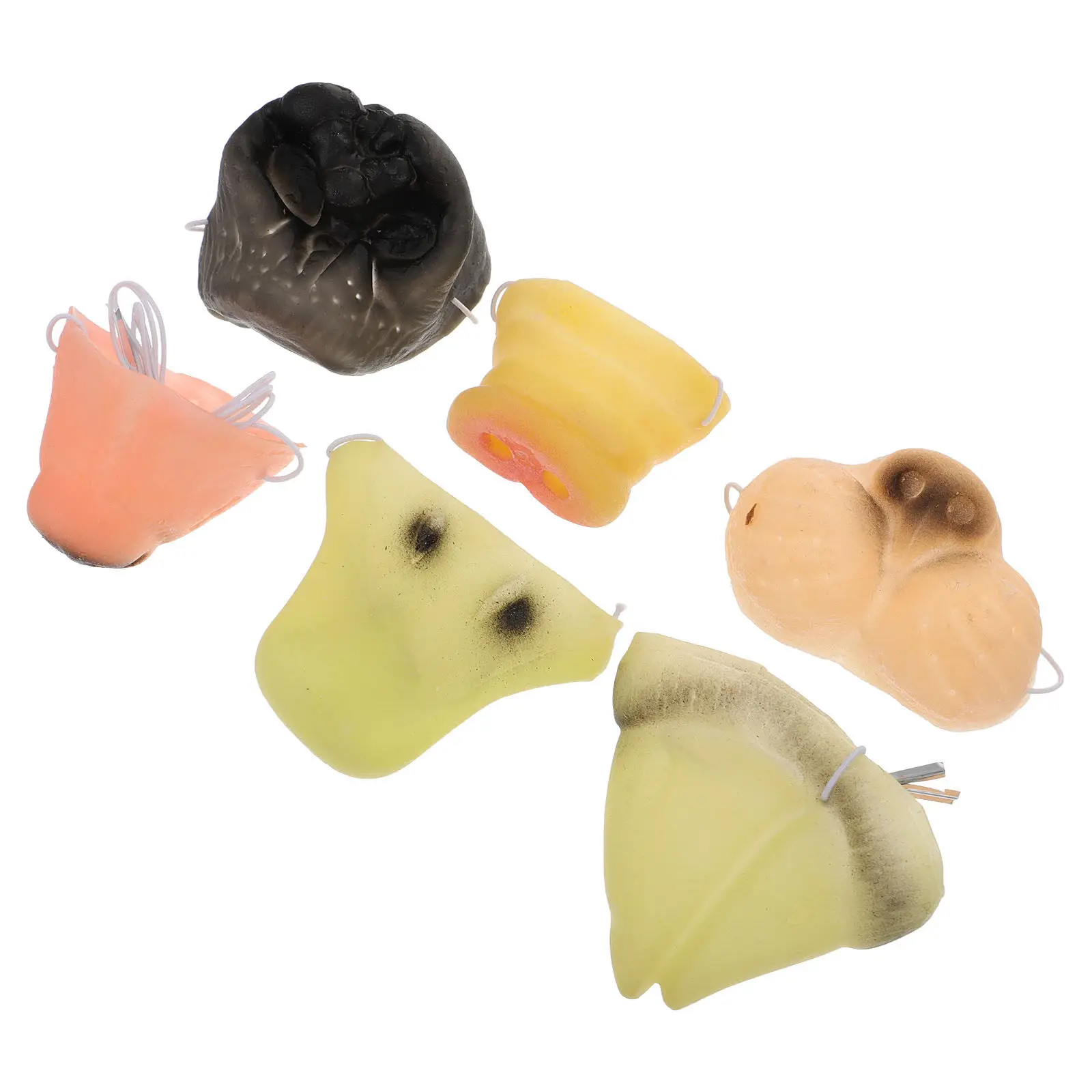 

6 Pcs Costume Cosplay Mask Halloween for Kids Animal Nose Masks Accessories Fun Party