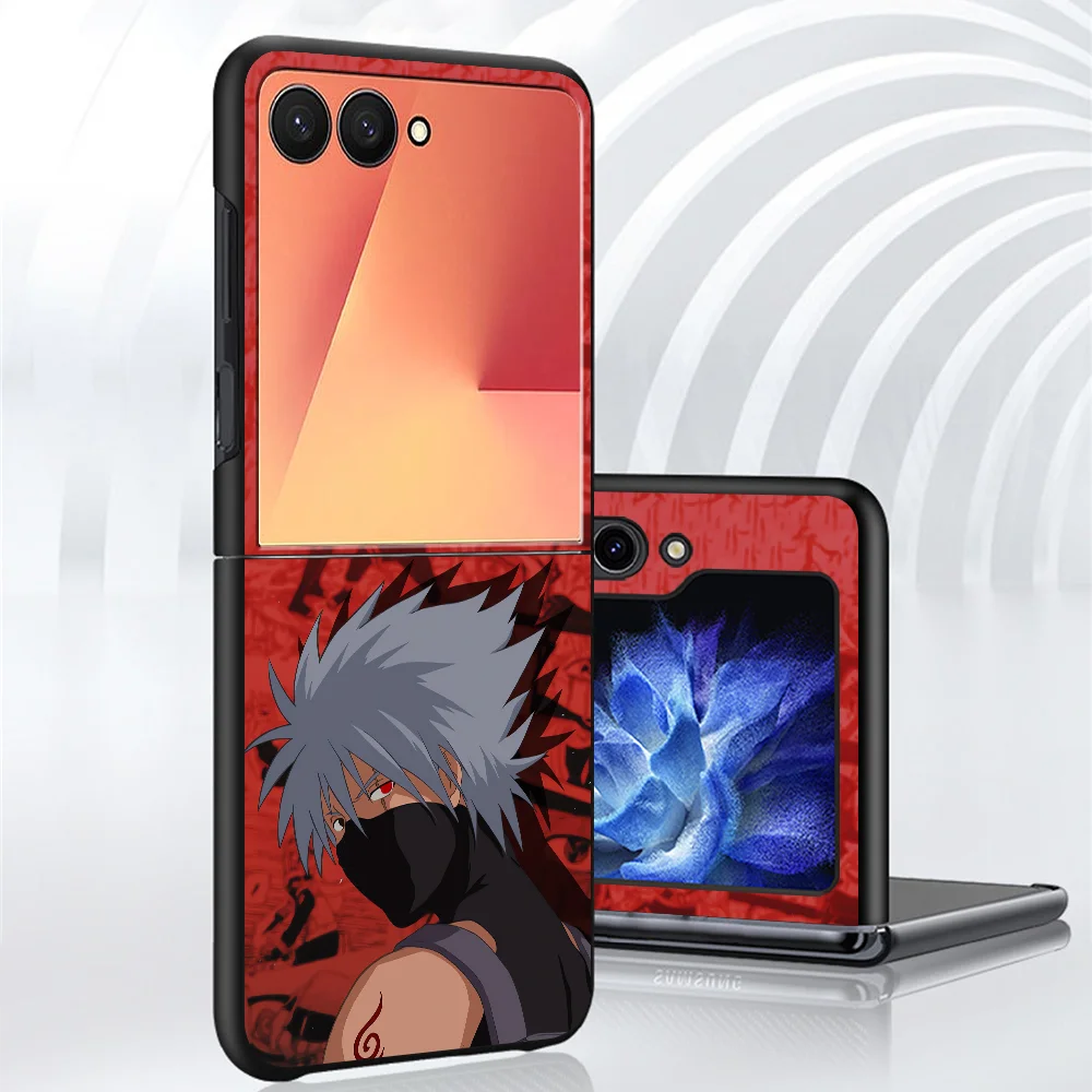 N-N-arutoS Kakashi Phone Cover Case for Samsung Galaxy Z Flip 8 Z Flip5 ZFlip7 FE Z Flip 7 6 5 4 Z Flip6 ZFlip8 Z Flip4