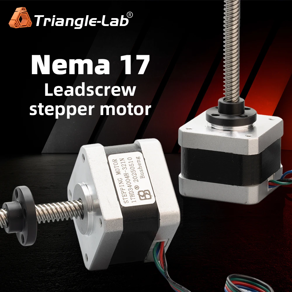 

C trianglelab 1PC Nema17 Leadscrew stepper motor T8X8 L=320MM 1.2A for 3D printing prusa i3