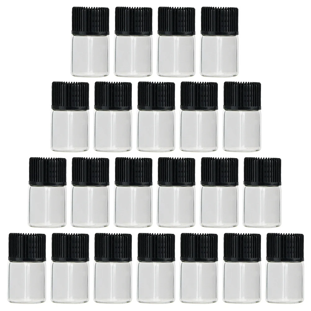 50 قطعة زجاجات الزيوت العطرية الزجاج السفر مانعة للتسرب إعادة الملء زجاجة فرعية فارغة لوشن واقية من الشمس الشامبو مكيف