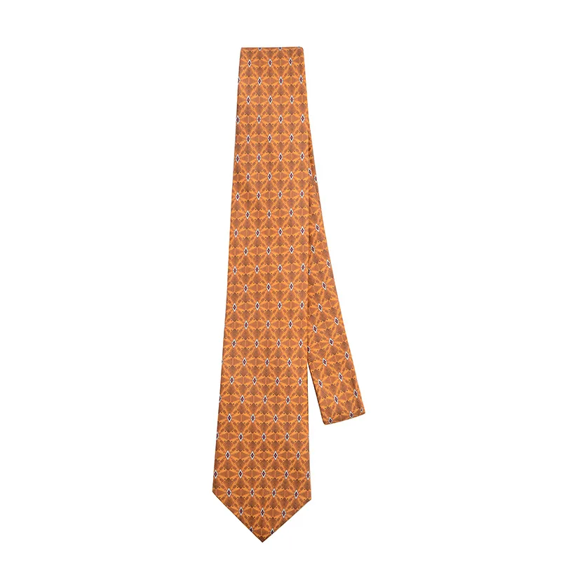 Old Style 100% Silk Printed Necktie Mens Tie Kravat Gravatas Ties Ascot Tie Gifts For Men Cravat Corbata Neck Tie