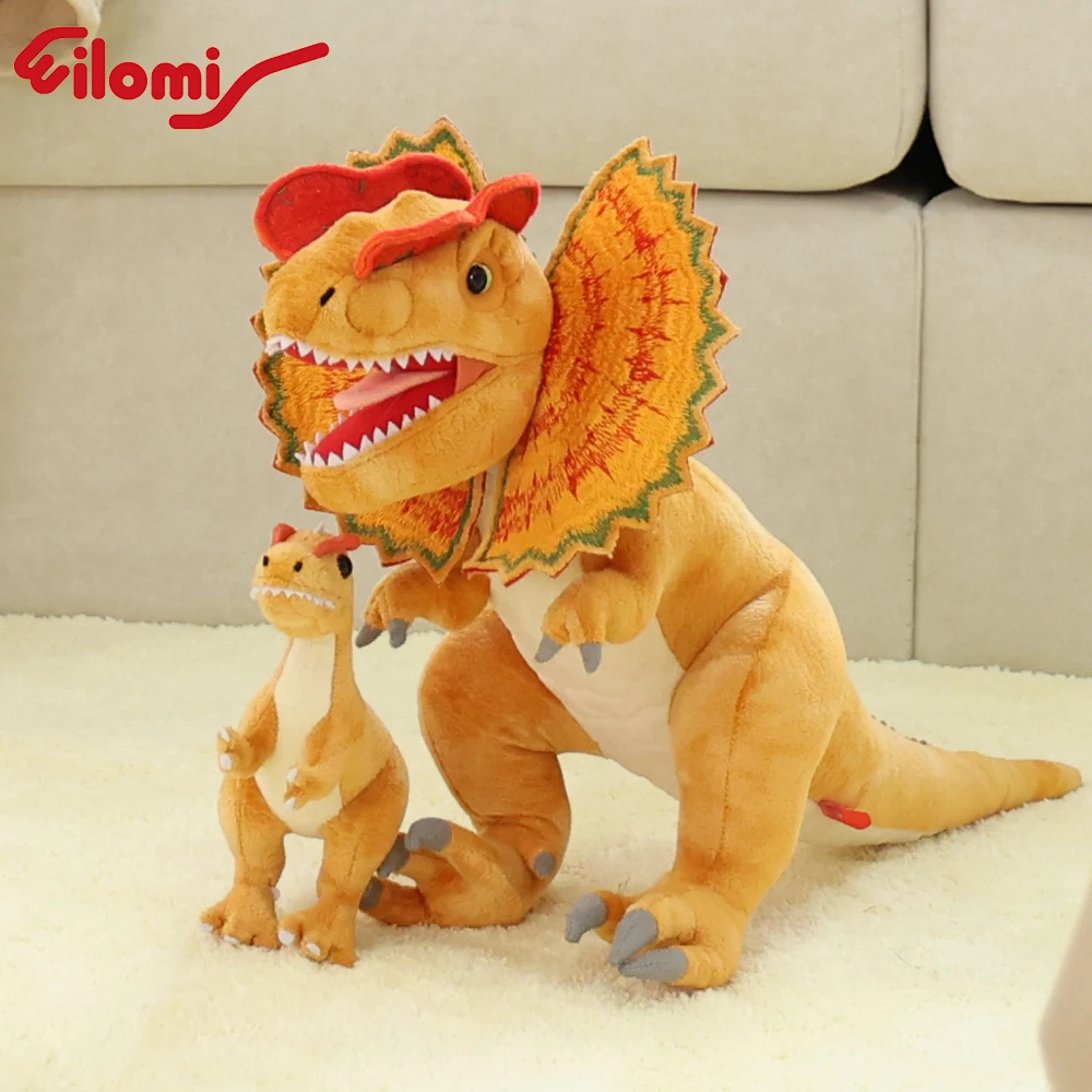 

Wilomis Dinosaur Stuffed Animal - 20.5'' Dilophosaurus Plush Toy with Beautiful Arched Crests, Soft Stuffed Dinosaurs