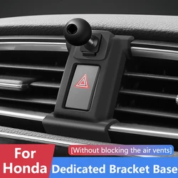 Soporte de teléfono móvil portátil para salpicadero de coche, Base fija, soportes de montaje dedicado para Honda Civic Fit Accrod XRV CRV Avancier Odyssey
