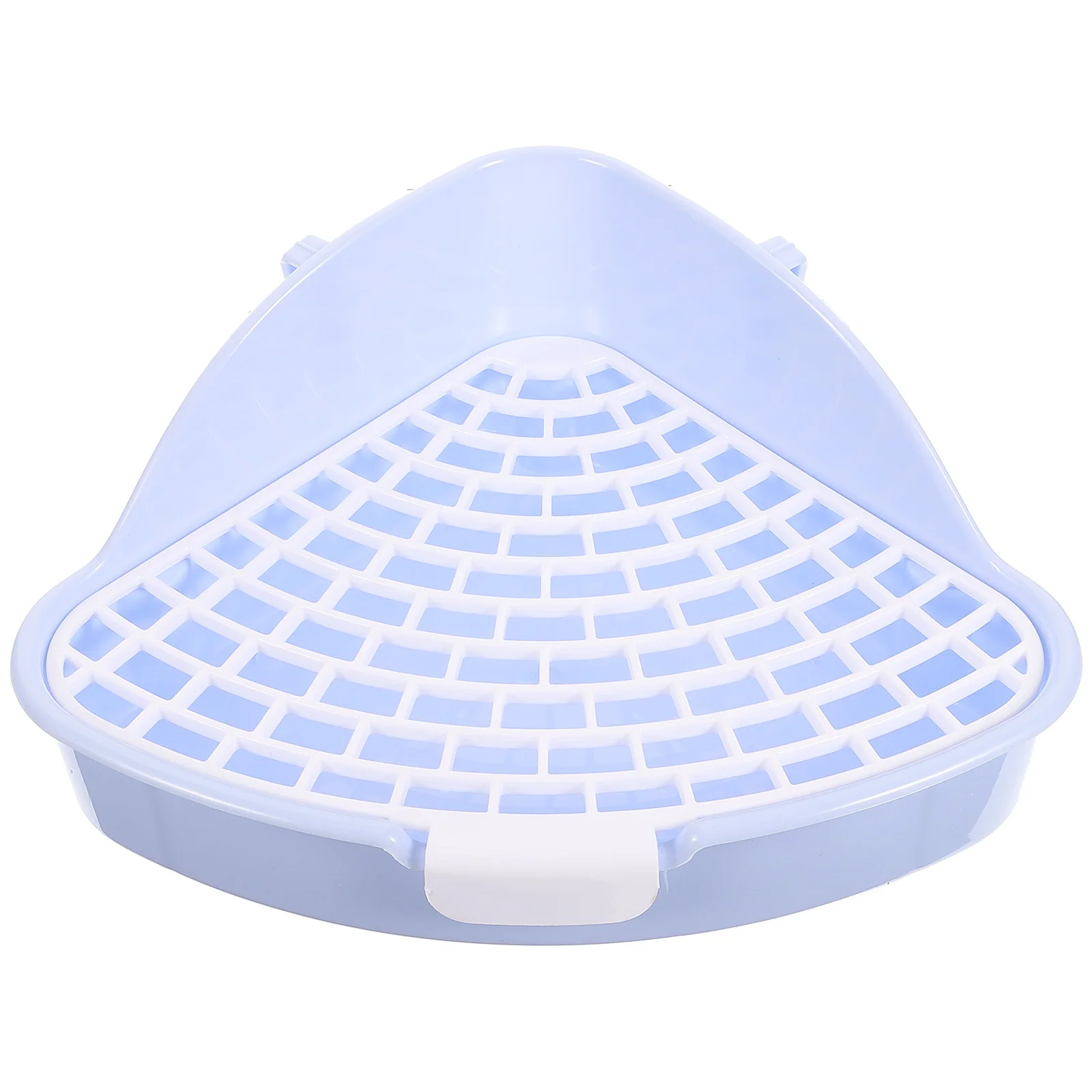 Bunny Toilet Box Sturdy Triangle Shape for Rabbit Potty Training Large Capacity Non Slip Base Secure Fit Pet Litter Tray