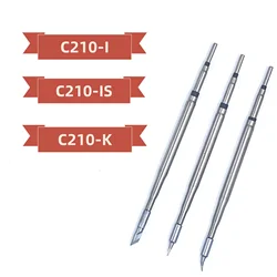 Original C210-I C210-IS C210-K Soldering Iron Tips New Packing Fit for JBC T210-A Sugon T26/T26D Soldering Handle Replacement