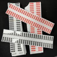 500pcs Guidance Label Spacing Label Watch Phone Screen Protector Dust Absorber Sticker Removal Cleaning Tools Red Black