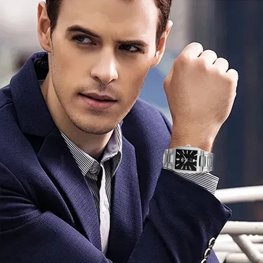 Deesio Brand Business Luxury Couple Quartz Watches Sapphire Crystal Table Mirror Waterproof Wristwatches reloj lujo alta gama