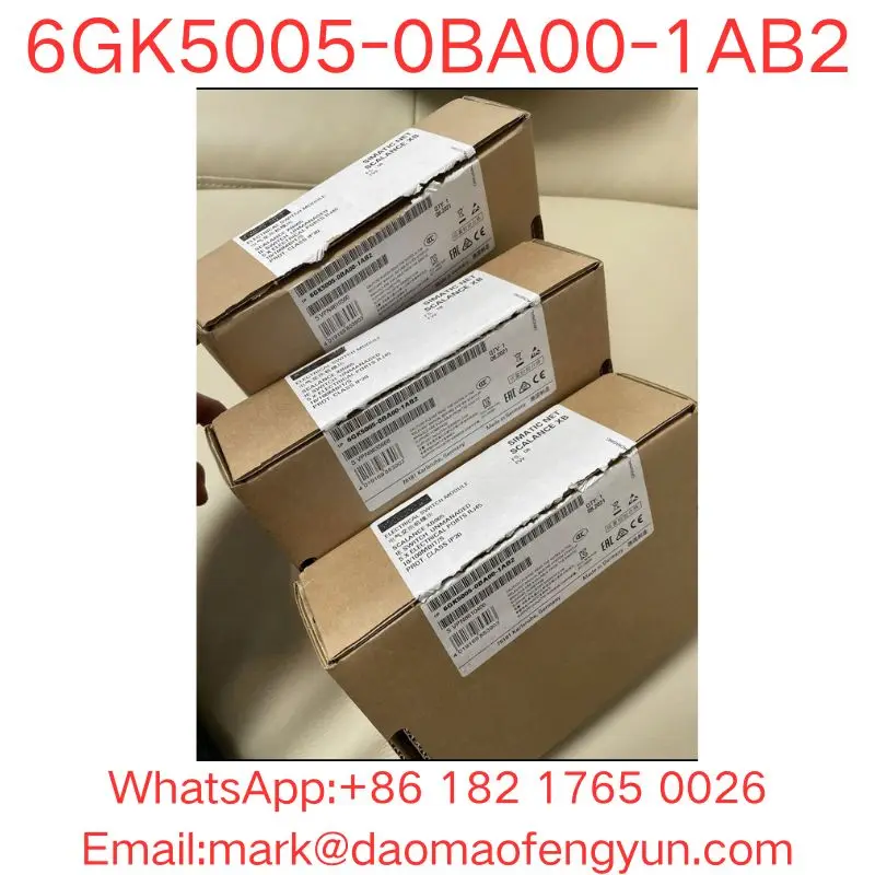 

6GK5005-0BA00-1AB2 Brand new opened with original packaging SCALANCE XB005 unmanaged Industrial Ethernet Switch