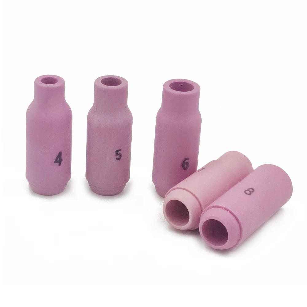 TIG Verbrauchs Zubehör Alumina Düse Gas Objektiv Tasse 10N50 10N49 10N48 10N47 10N46 KIT Für Schweißen Taschenlampe WP17 WP18 WP26 – Detail 3