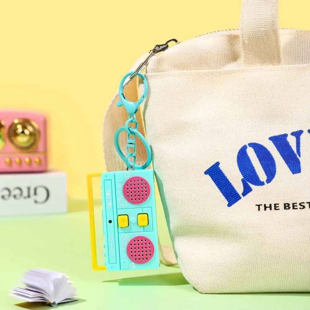 Creative Macaron Recorder Keychain Retro Mini Recorder Pendant Exquisite Plastic Music Recorder Bag Pendants