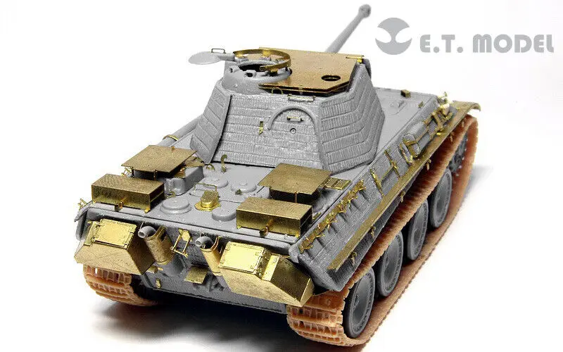 ET Model E72-010 1/72 WWII German Panther G Anti Aircraft Armour For DRAGON Kit (No Tank)