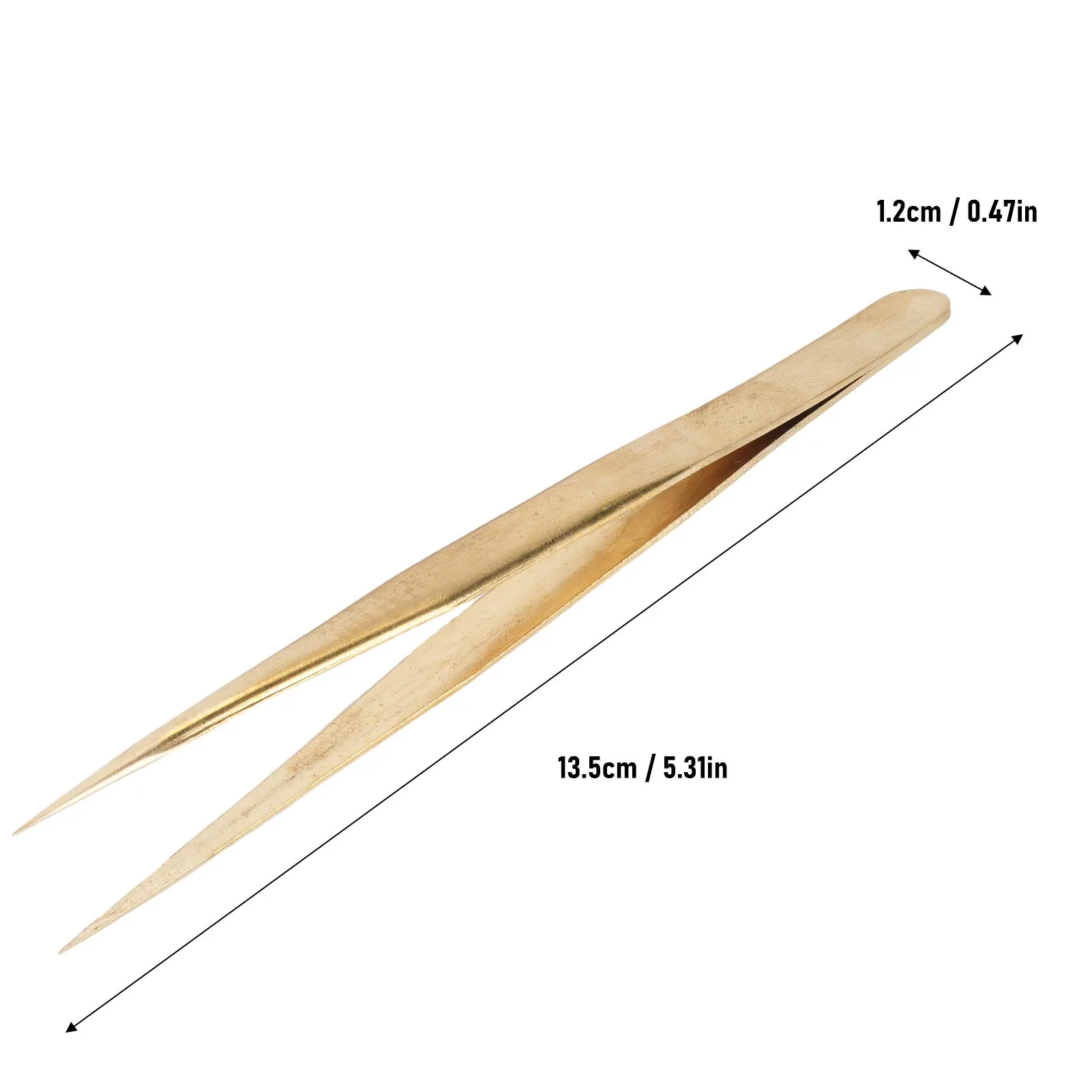 Pinset Multifungsi Pinset Kuningan Ujung Akurasi Pinset Portabel Multifungsi Anti Magnetik untuk Perbaikan Perhiasan Jam Tangan