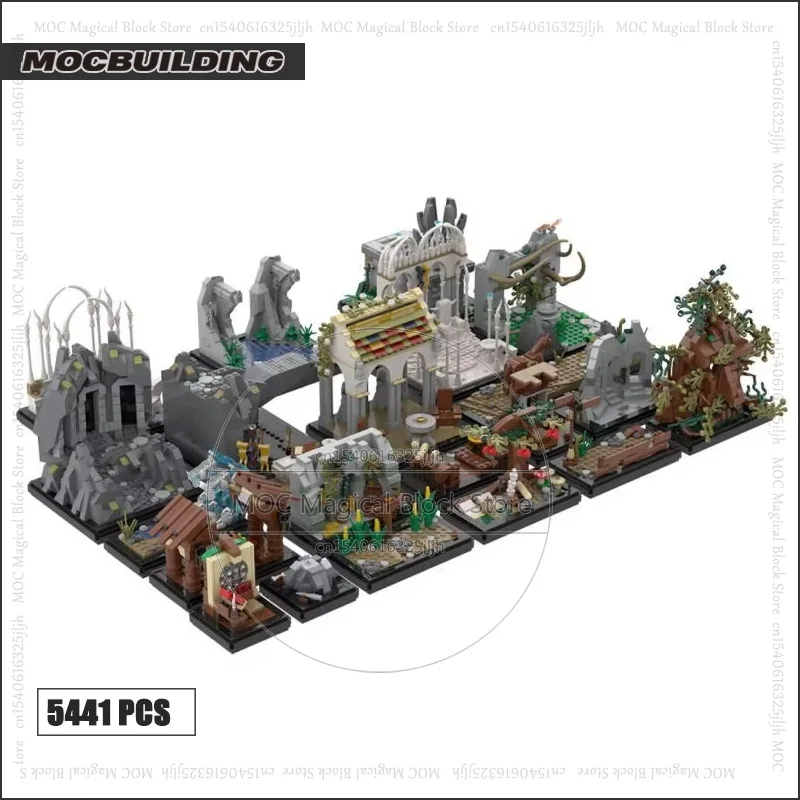 Movie Scence Moc Mini Mocs From The Book Building Blocks 22 Sets Technology Bricks DIY Assembly Model Collection Toys Xmas Gifts