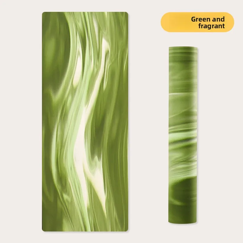 Color Block PU Rubber Yoga Mat Thick Non Slip Natural Rubber Luxury Mat Wholesale Yoga Mat Thick Workout Mat Exercise Mat