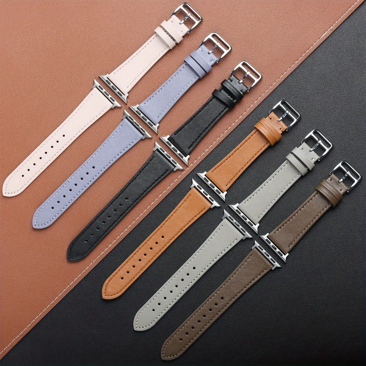 Cinturino in pelle per iWatch, cinturino per Apple Watch 44/45/49mm, per iWatch 38/40/41/42mm Ultra Series 8 7 6 5 4 3 2 1 SE Uomo e donna