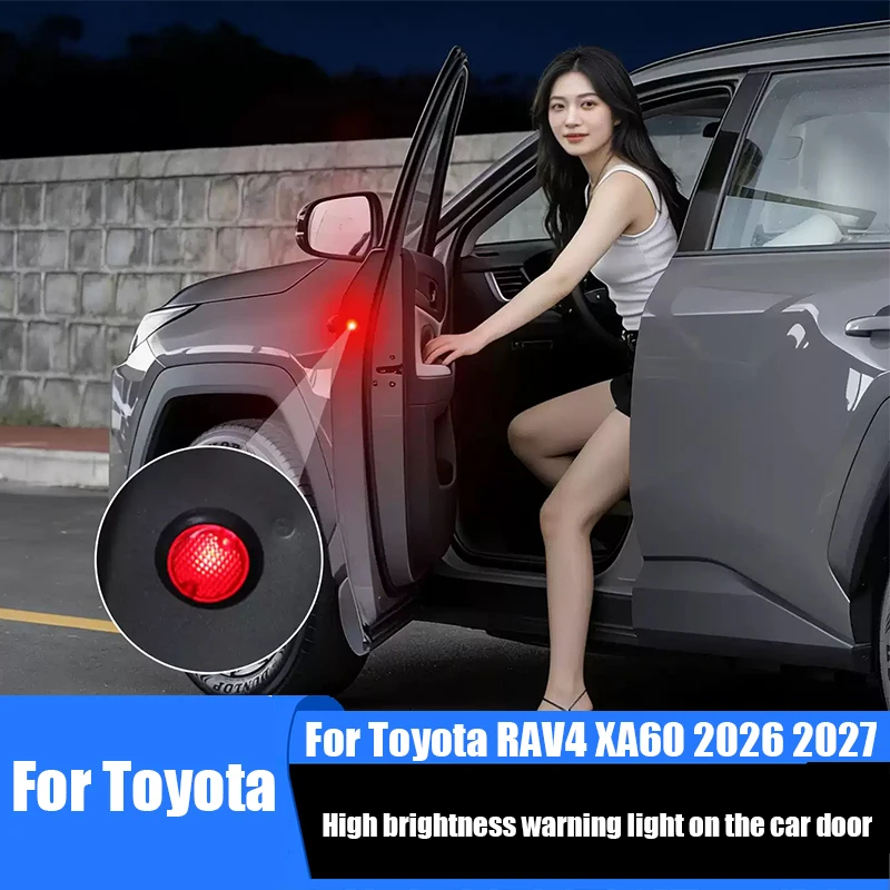 For Toyota RAV4 XA60 Wildlander 2026 2027 Front door flashing warning light multifunctional anti-collision light