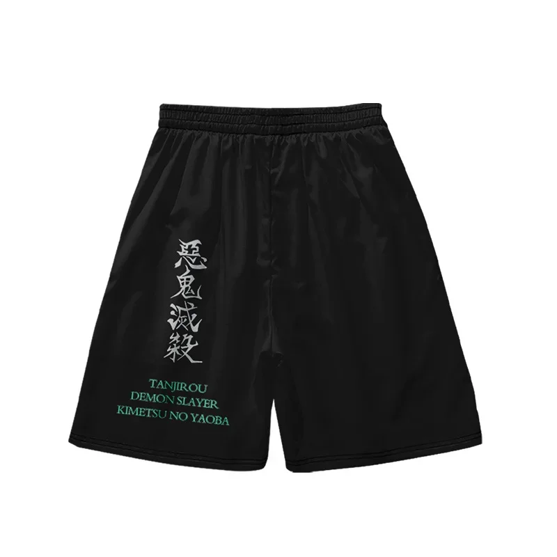 Anime Demon Slayers Cosplay Clothes Rengoku Kyoujurou Beach Pants Ventilate Printing Loose Individuality Shorts Sweatpants Gift