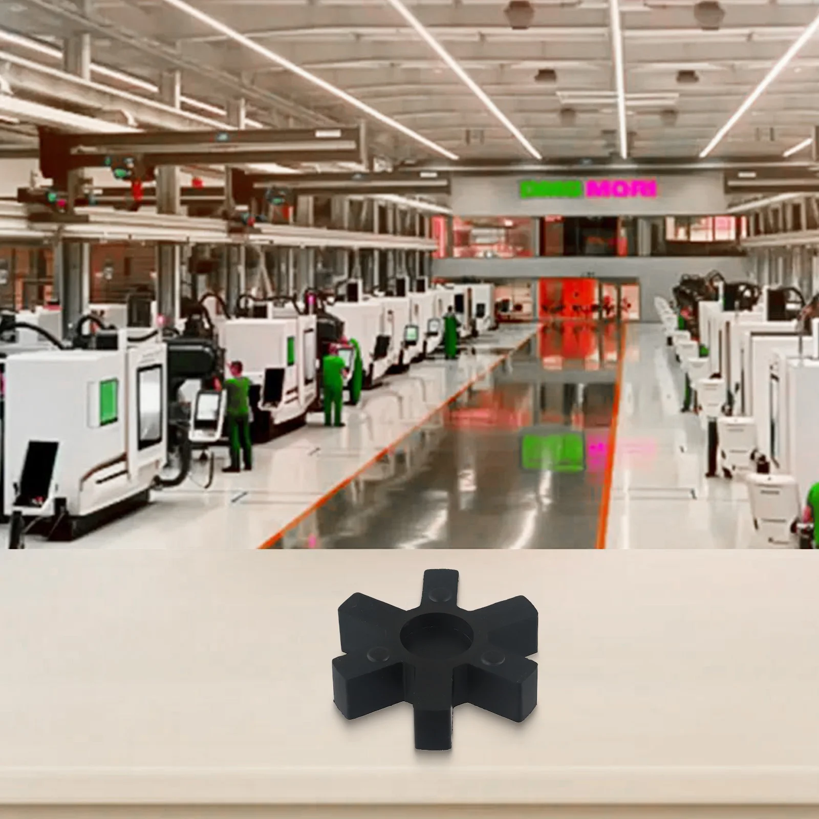 L-Jaw Coupler Flexible Coupling Insert 95 Mm 3.7 Inch Enhanced Stability Minimize Wear And Tear Reliable Performance