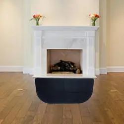 Brandwerende Haardkleden Open Haard Tapijt Half Rond Vloerkleed 2-laags Glasvezel Vuurvaste Mat Kachel Vuurvaste Vloerbeschermer Tapijt