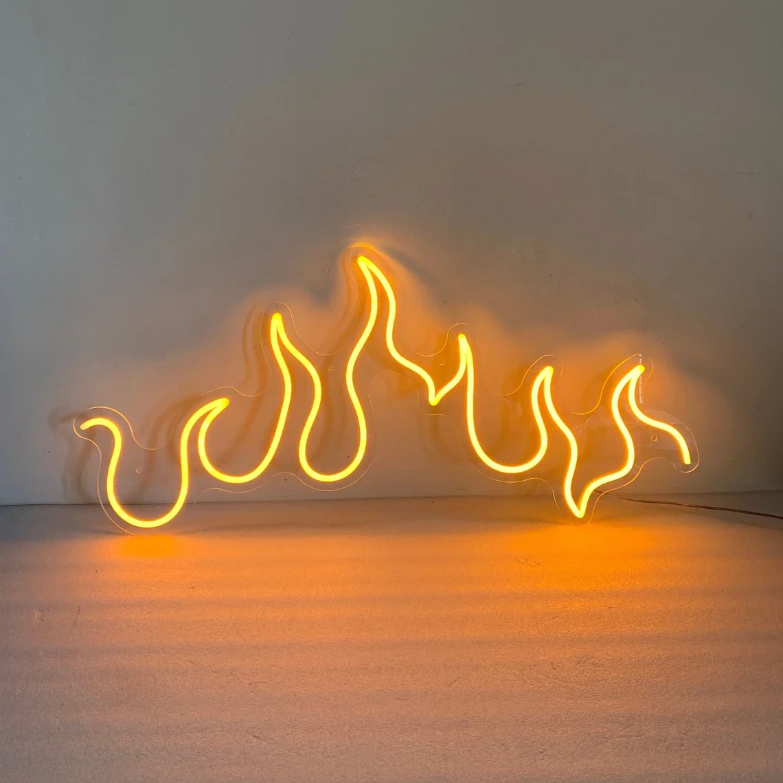 

Fire Flame Neon Sign, Flame Neon Decor, Flame Wall Decor Art, Flame Decor