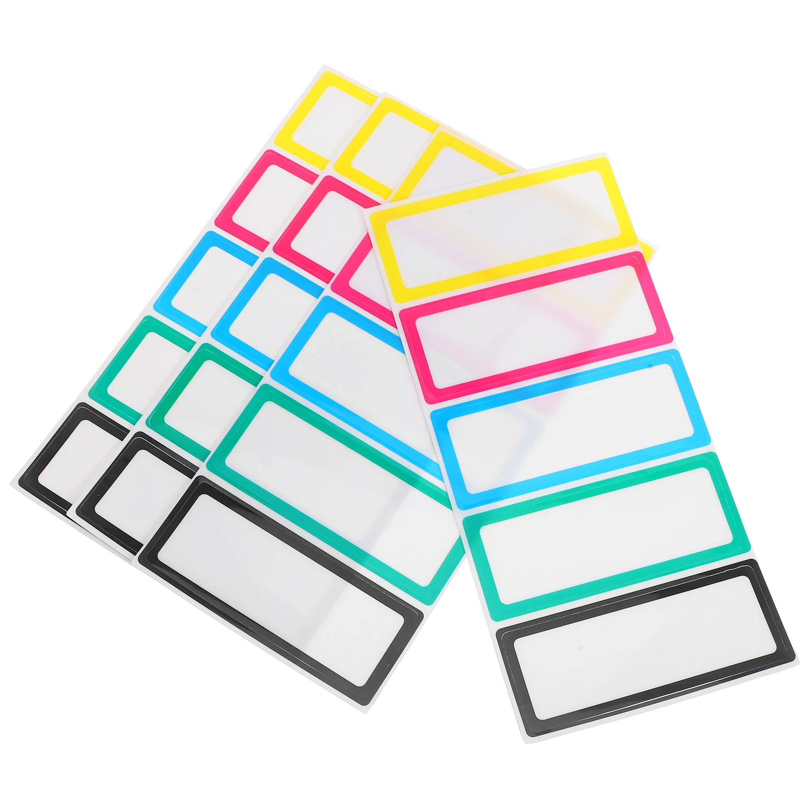 

20 Pcs Dry Erase Labels Stickers Tag Coloured Sticky Board Office Pantry Multifunction