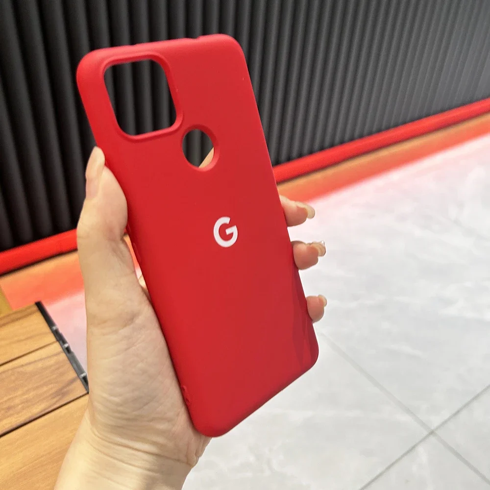 For Google Pixel 5 5A Case Liquid Silicone Soft TPU Back Cover For Pixel 5 5a Shockproof Protective Coque