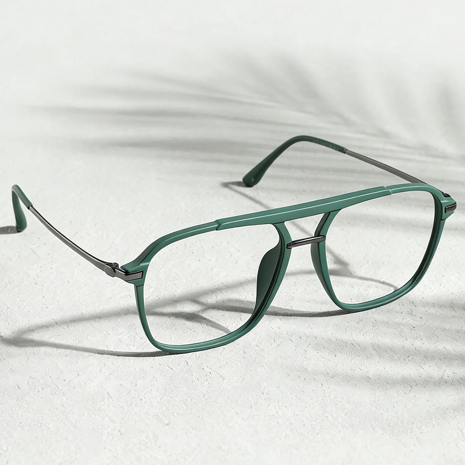 

Очки FYTOO Premium Titanium с защитой от синего света, цвет Sage Green, стильная повседневная модная оправа, элегантные очки 520069-01
